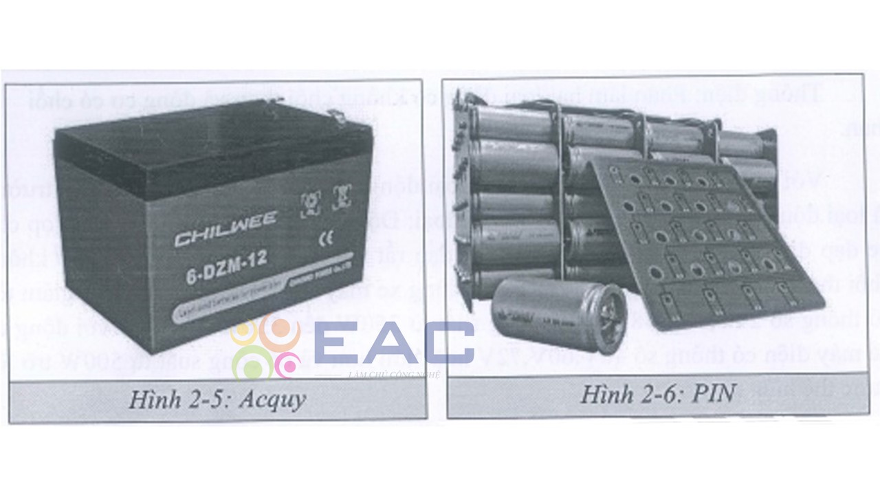 Pin và ắc quy của xe đạp điện