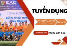Tuyển Dụng Siêu Hot: Cơ Hội Gia Nhập EAC – Lương Hấp Dẫn, Thăng Tiến Nhanh