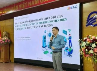 EAC chia sẻ đào tạo nghề sửa chữa ô tô điện tại Đại học Điện lực